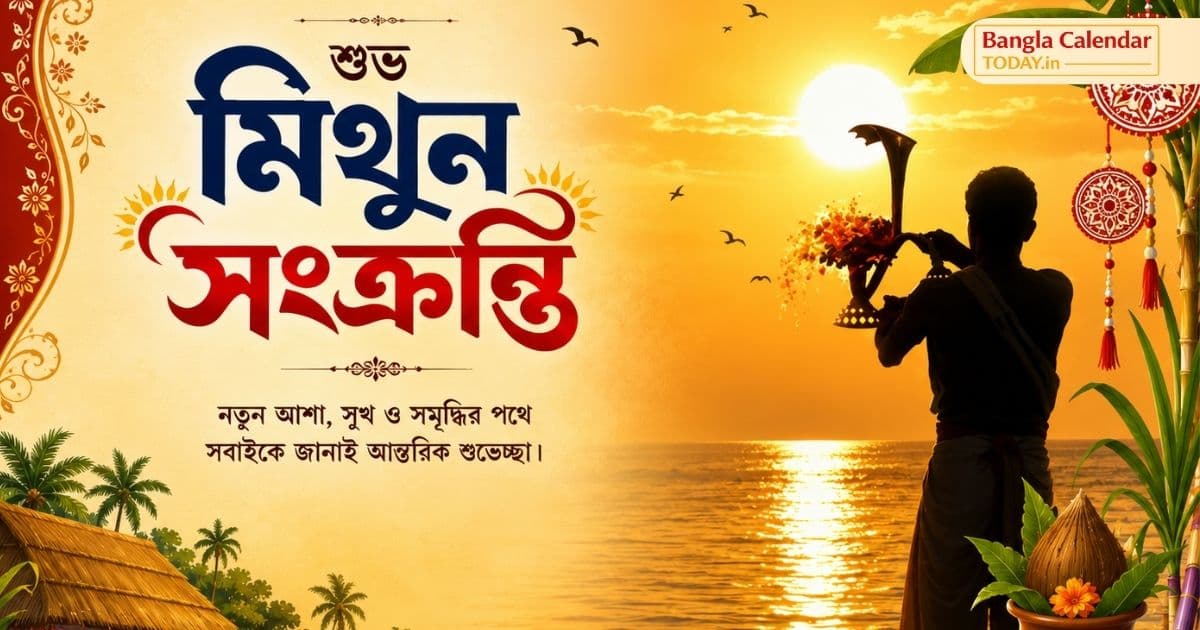 Mithuna Sankranti 2026 — Raja Parba swings, Basumati Snan earth-worship rituals, and monsoon agricultural celebrations in Odisha, Bengal, and across India