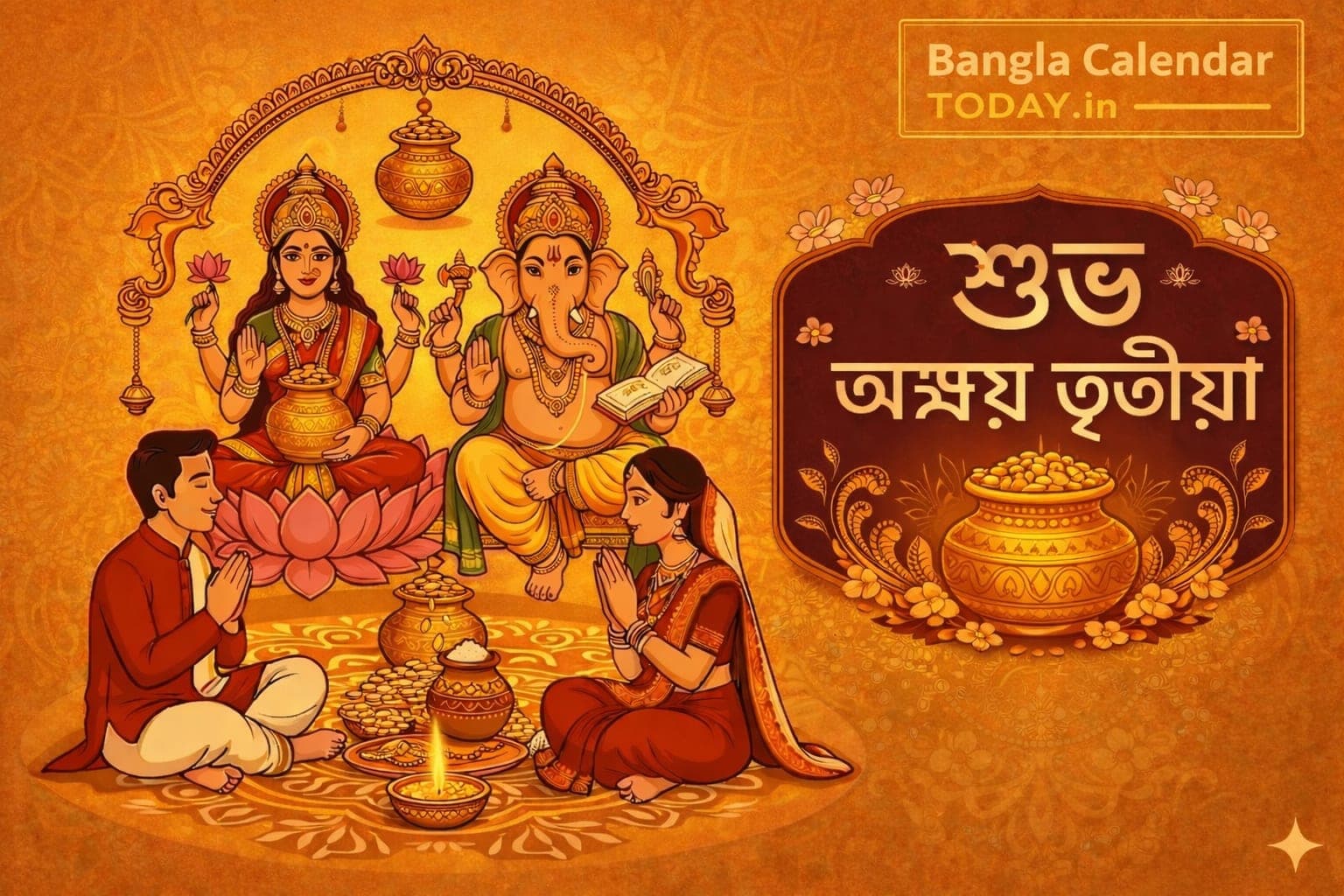 Akshaya Tritiya 2026 - Auspicious gold buying and Halkhata rituals in West Bengal